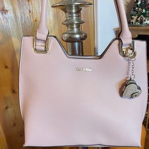 Calvin Klein Pink Leather Bag